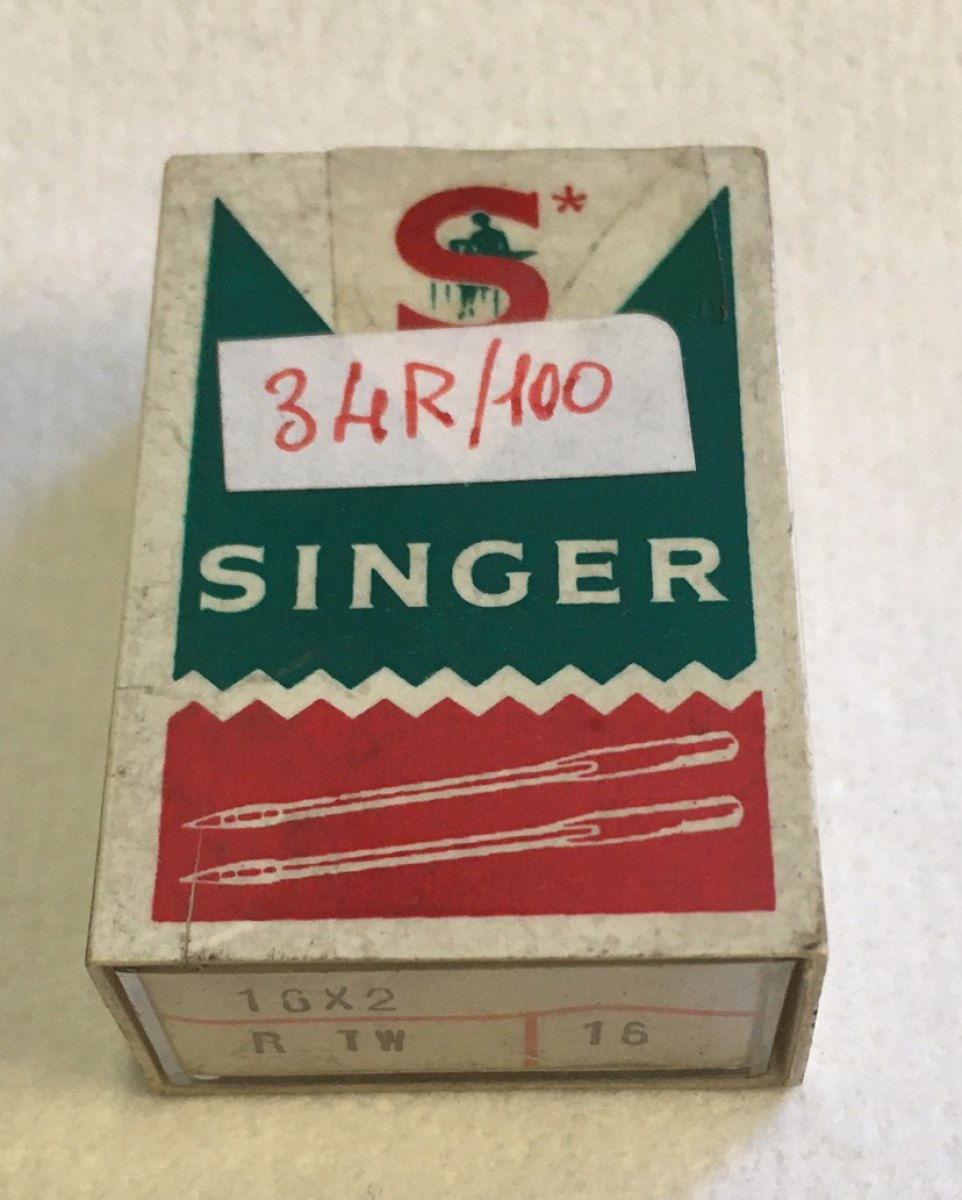 Singer, SCATOLA DA 100 AGHI SISTEMA 34R = 287 FINEZZA 100