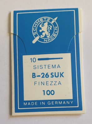 Schmetz - BUSTINA DA 10 AGHI SISTEMA B26SUK FINEZZA 100