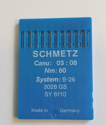 Schmetz - BUSTINA DA 10 AGHI SISTEMA B26 FINEZZA 80