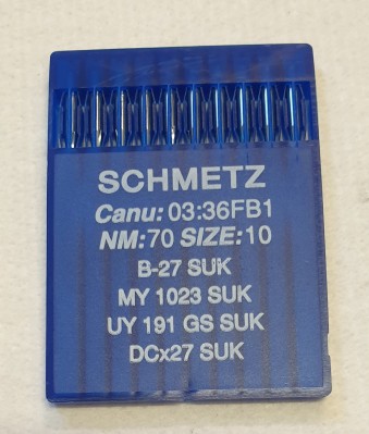 Schmetz - BUSTINA DA 10 AGHI SISTEMA B27SUK NELLE VARIE FINEZZE