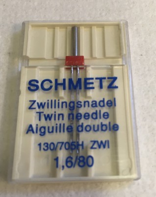 Schmetz - AGO GEMELLO DISTANZA AGHI mm.1,6 FINEZZA 80