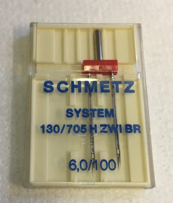 Schmetz - AGO GEMELLO DISTANZA AGHI mm.6 FINEZZA 100