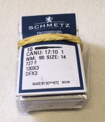 Schmetz - BUSTINA DA 10 AGHI SISTEMA 130x3 = 727F FINEZZA 90