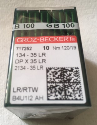 Groz-Beckert - SCATOLA DA 100 AGHI SISTEMA 134-35LR NELLE VARIE FINEZZE