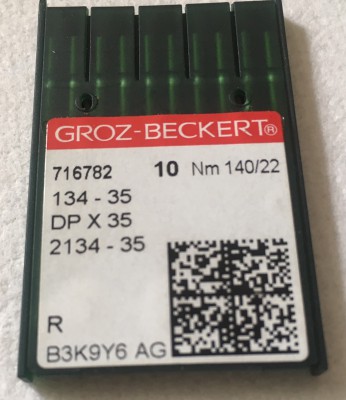 Groz-Beckert - BUSTINA DA 10 AGHI SISTEMA 134-35R NELLE VARIE FINEZZE