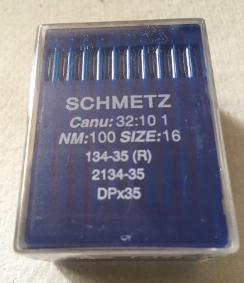 Schmetz - SCATOLA DA 100 AGHI SISTEMA 134-35R NELLE VARIE FINEZZE