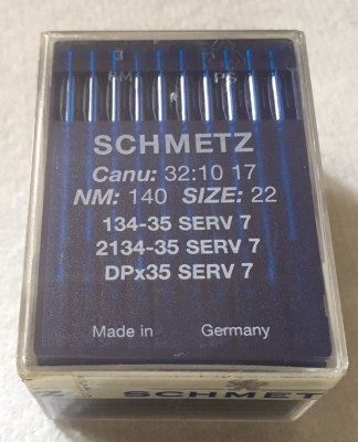 Schmetz - SCATOLA DA 100 AGHI SISTEMA 134-35SERV7 NELLE VARIE FINEZZE