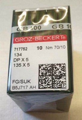 Groz-Beckert - SCATOLA DA 100 AGHI SISTEMA 134SUK NELLE VARIE FINEZZE