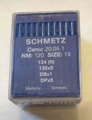 Schmetz - SCATOLA DA 100 AGHI SISTEMA 134R NELLE VARIE FINEZZE