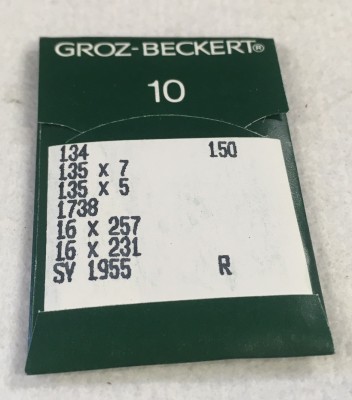 Groz-Beckert - BUSTINA DA 10 AGHI SISTEMA 134R NELLE VARIE FINEZZE 