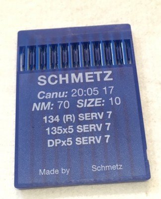 Schmetz - BUSTINA DA 10 AGHI SISTEMA 134SERV7 NELLE VARIE FINEZZE