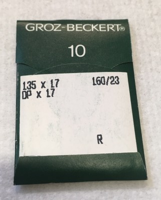 Groz-Beckert - BUSTINA DA 10 AGHI SISTEMA 135x17 NELLE VARIE FINEZZE