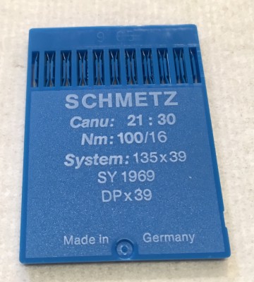 Schmetz - BUSTINA DA 10 AGHI SISTEMA 135x39 FINEZZA 100