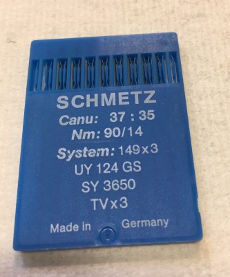 Schmetz - BUSTINA DA 10 AGHI SISTEMA 149x3=UY124GS=SY3650=TVx3 NELLE VARIE FINEZZE
