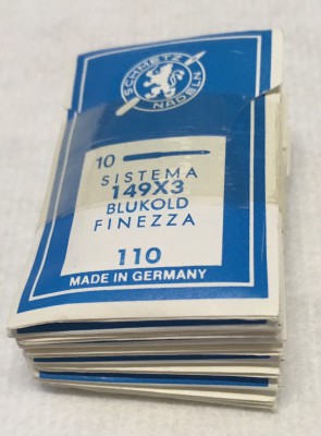 Schmetz - SCATOLA DA 100 AGHI SISTEMA 149x3 BLUKOLD FINEZZA 110