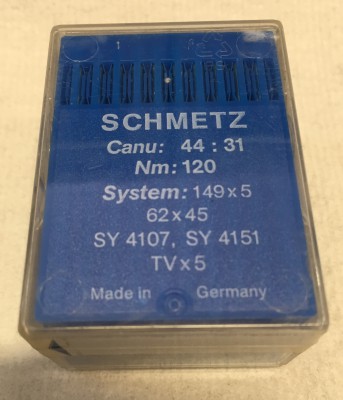 Schmetz - SCATOLA DA 100 AGHI SISTEMA 149x5 NELLE VARIE FINEZZE