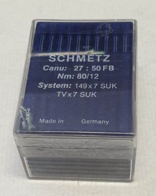 Schmetz - SCATOLA DA 100 AGHI SISTEMA 149x7SUK FINEZZA 80 PER MAGLINA