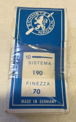 Schmetz - SCATOLA DA 100 AGHI SISTEMA 190 FINEZZA 70