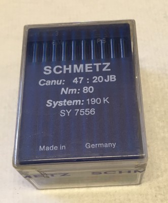 Schmetz - SCATOLA DA 100 AGHI SISTEMA 190K NELLE VARIE FINEZZE