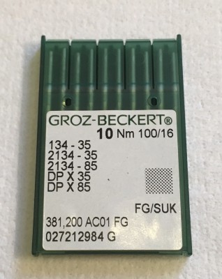 Groz-Beckert - BUSTINA DA 10 AGHI SISTEMA 134-35SUK FINEZZA 100