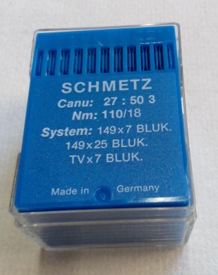 Schmetz - SCATOLA DA 100 AGHI SISTEMA 149x7 BLUKOLD NELLE VARIE FINEZZE