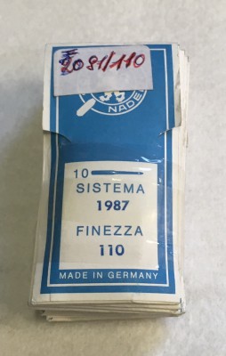 Schmetz - SCATOLA DA 100 AGHI SISTEMA 1987 (=2091) FINEZZA 110