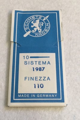 Schmetz - BUSTINA DA 10 AGHI SISTEMA 1987 (=2091) FINEZZA 110
