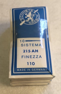 Schmetz - SCATOLA DA 100 AGHI SISTEMA 215AH FINEZZA 110