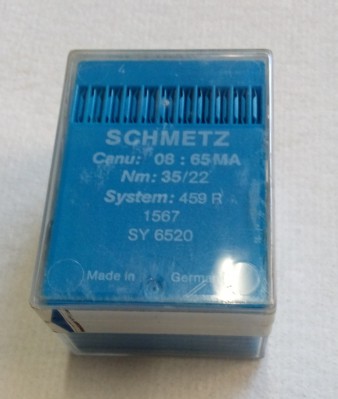 Schmetz - SCATOLA DA 100 AGHI SISTEMA 459R FINEZZA 22/35