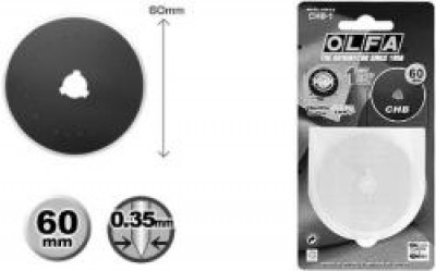 Olfa - LAME OLFA RB60-1 Diametro mm.60 (CADAUNA) PER OLFA RTY 3/G