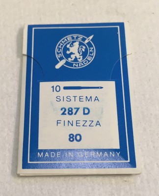 Schmetz - BUSTINA DA 10 AGHI SISTEMA 287D FINEZZA 80