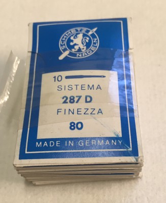 Schmetz - SCATOLA DA 100 AGHI SISTEMA 287D FINEZZA 80