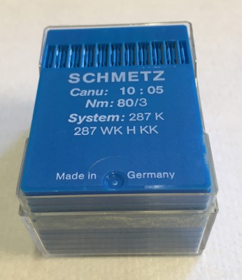 Schmetz - SCATOLA DA 100 AGHI SISTEMA 287K FINEZZA 80