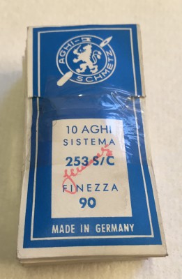 Schmetz - SCATOLA DA 100 AGHI SISTEMA 253SC NELLE VARIE FINEZZE