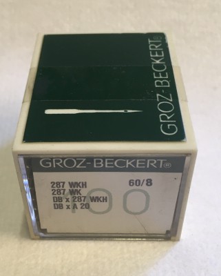 Groz-Beckert - SCATOLA DA 100 AGHI SISTEMA 287WKH NELLE VARIE FINEZZE