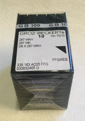 Groz-Beckert - SCATOLA DA 100 AGHI SISTEMA 287WKH SUK = FFG/SES FINEZZA 70