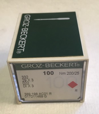 Groz-Beckert - SCATOLA DA 100 AGHI SISTEMA 332 FINEZZA 200
