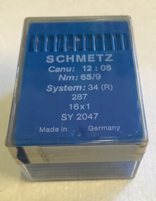 Schmetz - SCATOLA DA 100 AGHI SISTEMA 34R = 287 NELLE VARIE FINEZZE 