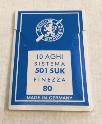 Schmetz - BUSTINA DA 10 AGHI SISTEMA 501SUK FINEZZA 80