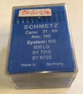 Schmetz - SCATOLA DA 100 AGHI SISTEMA 505LG = 500 FINEZZA 190