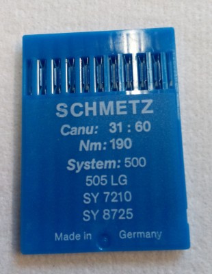Schmetz - BUSTINA DA 10 AGHI SISTEMA 505LG = 500 FINEZZA 190