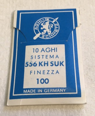 Schmetz - BUSTINA DA 10 AGHI SISTEMA 556KHSUK FINEZZA 100 