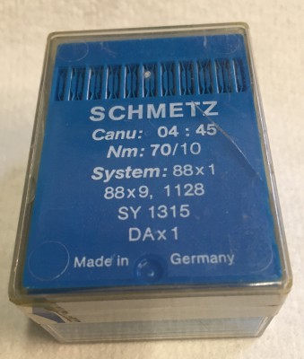 Schmetz - SCATOLA DA 100 AGHI SISTEMA 88x1 NELLE VARIE FINEZZE