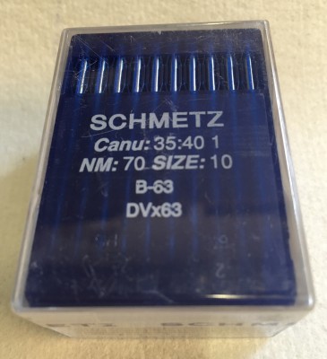 Schmetz - SCATOLA DA 100 AGHI SISTEMA B63 NELLE VARIE FINEZZE