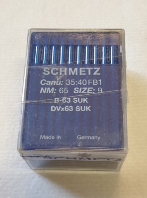Schmetz - SCATOLA DA 100 AGHI SISTEMA B63SUK NELLE VARIE FINEZZE