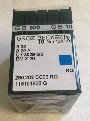Groz-Beckert - SCATOLA DA 100 AGHI SISTEMA B29 FINEZZA 120