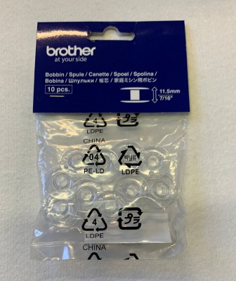 Brother - SPOLA PER BROTHER Diam.20,5 H. 11,5 mm. PER MODELLI STANDARD - CONF. DA 10 PEZZI