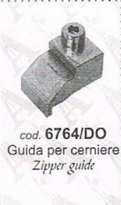  - GUIDA PER CERNIERE DA MONTARE SU GUIDA RIBALTABILE TIPO 6764/NM